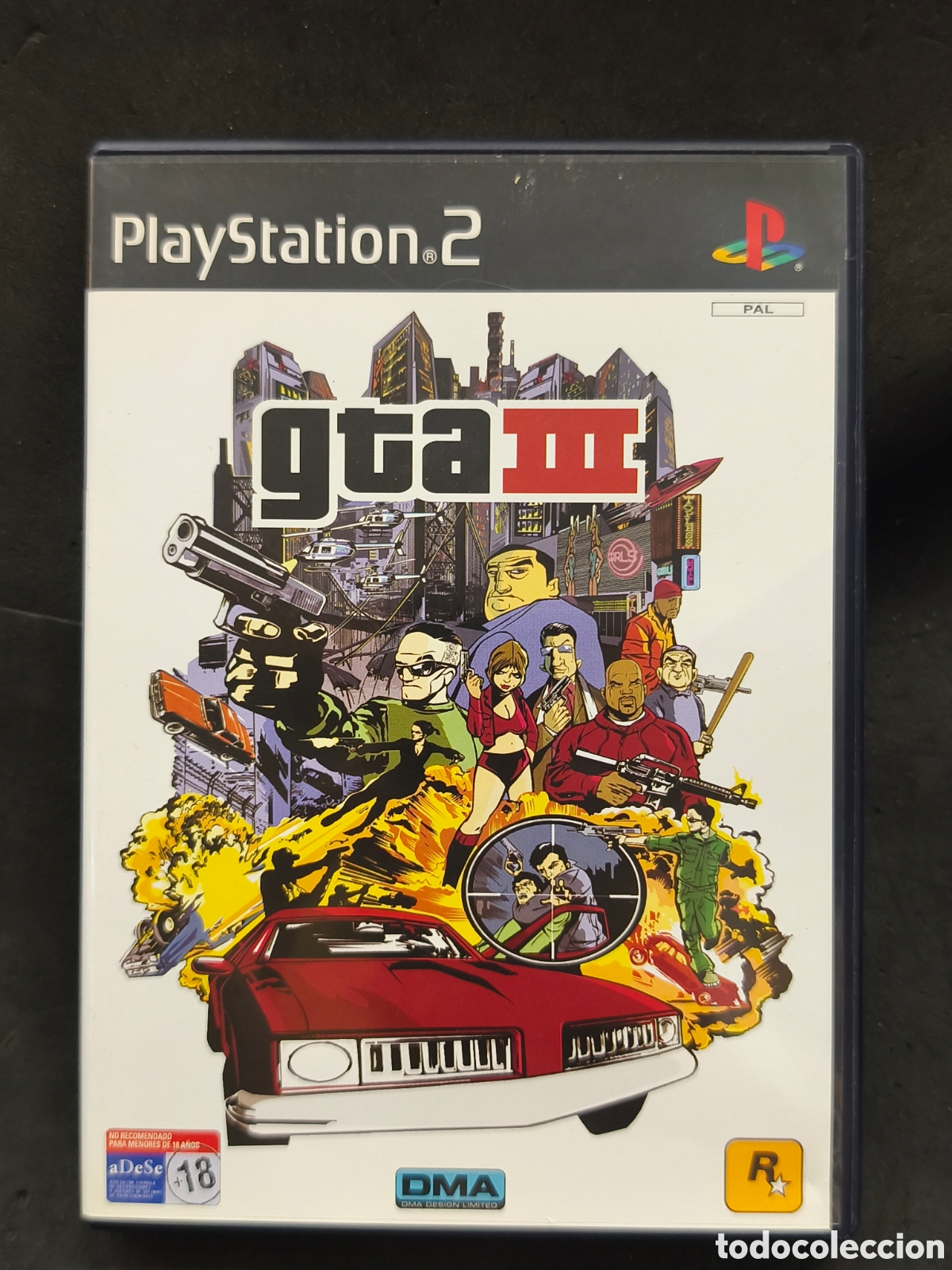 Videojuegos y consolas: Juego PS2 GTA 3, play station 2