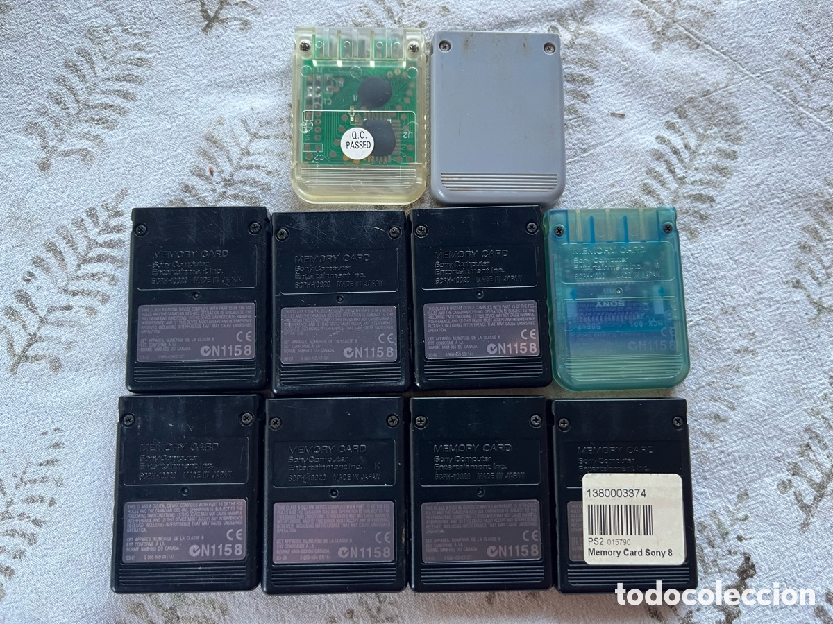 Videojuegos y consolas: Lote de 12 memory card Playstation - Foto 2