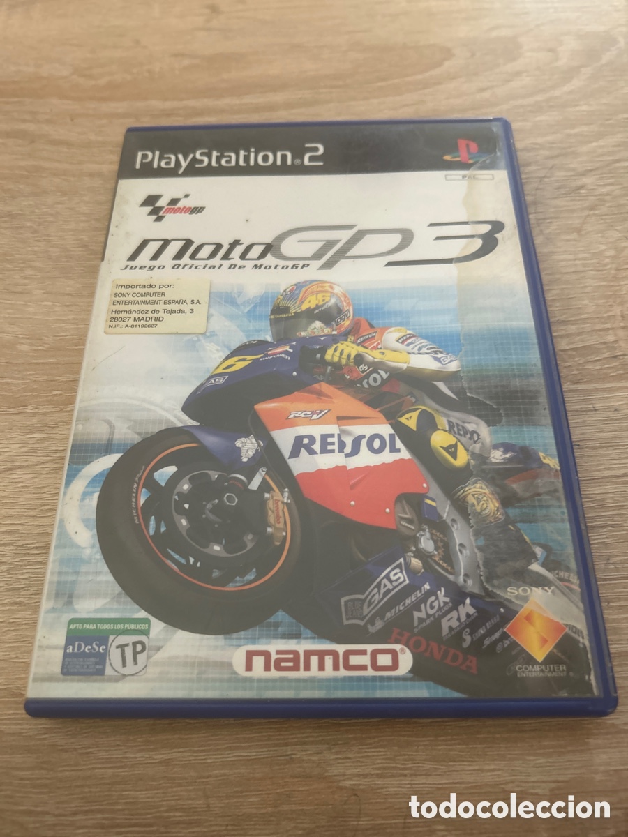 Videojuegos y consolas: Video juego moto gp3 de la playstation 2