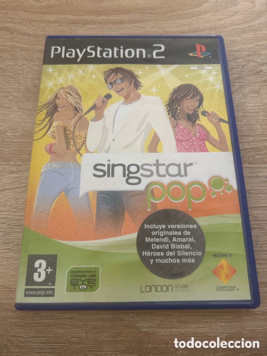 Videojuegos y consolas: Video juego singstar pop de la playstation 2