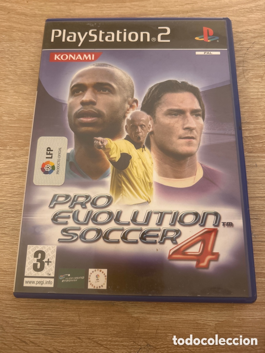 Videojuegos y consolas: Video juegos pro evolution soccer 4 de la playstation 2