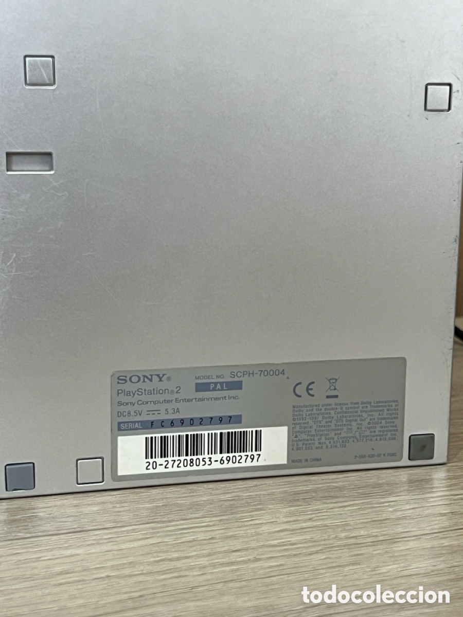 Videojuegos y consolas: Pack PlayStation 2 Slim Plata - Foto 6