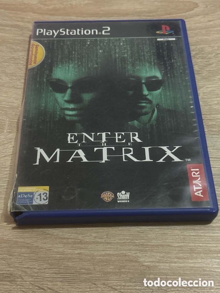 Videojuegos y consolas: Video juegos enter matrix de playstation 2