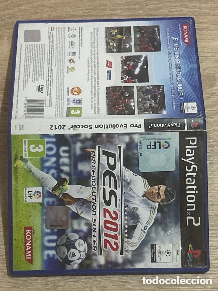 Videojuegos y consolas: Solo car&aacute;tula del juego pro evolution soccer 2012 de playstation 2