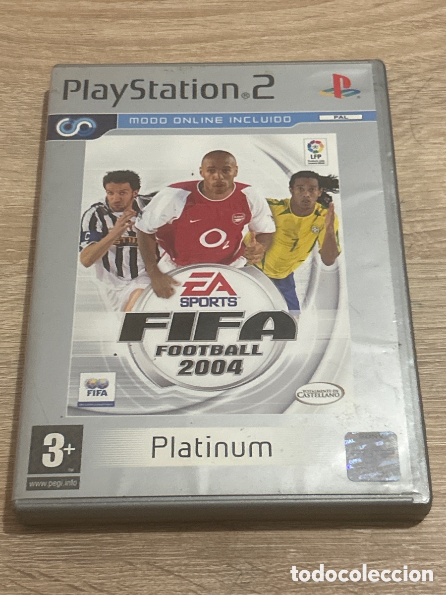Videojuegos y consolas: Video juegos FIFA football 2004 de la playstation 2