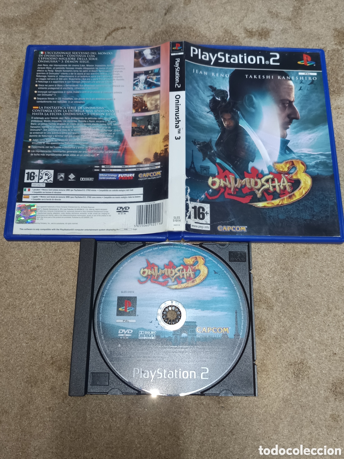 Videojuegos y consolas: PS2 ONIMUSHA 3 PAL ESP SIN MANUAL