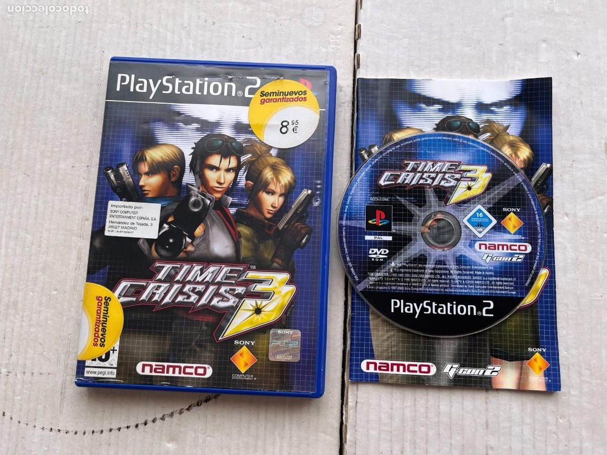 Videojuegos y consolas: TIME CRISIS 3 - PS2 PLAYSTATION 2 PLAY STATION TWO KREATEN
