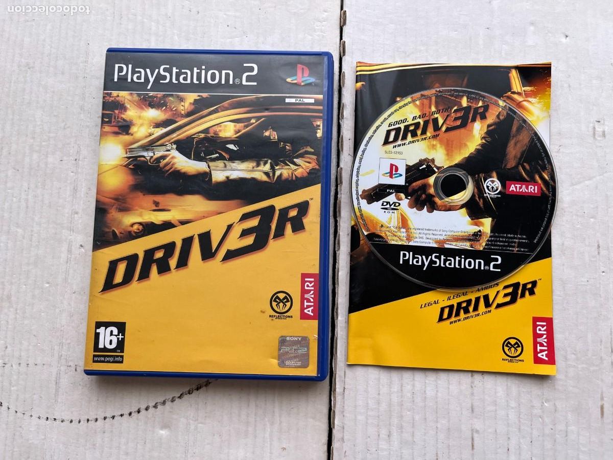 Videojuegos y consolas: DRIV3R DRIVER 3- PS2 PLAYSTATION 2 PLAY STATION TWO KREATEN