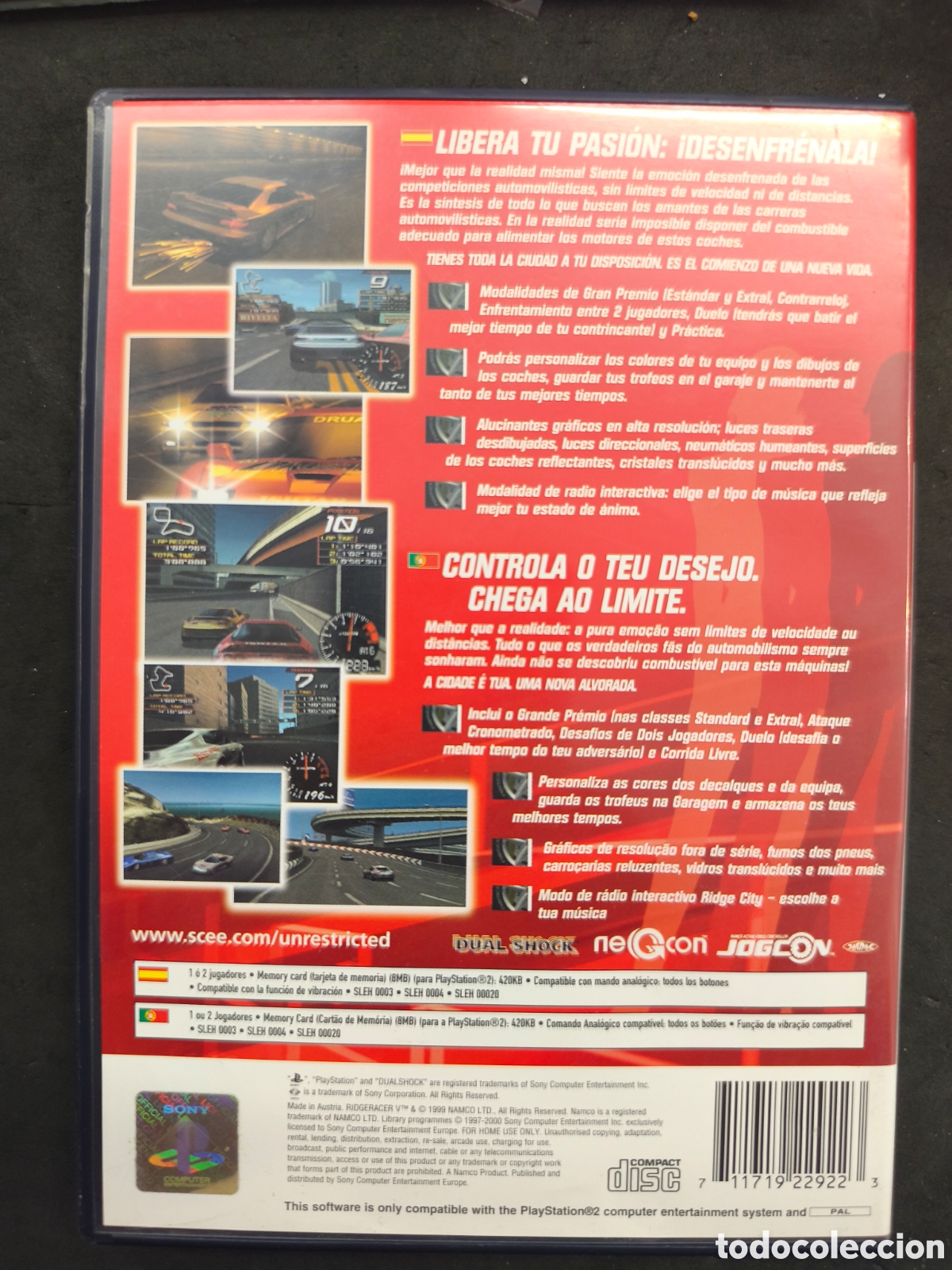 Videojuegos y consolas: Juego PS2 ridge Racer V - Foto 2