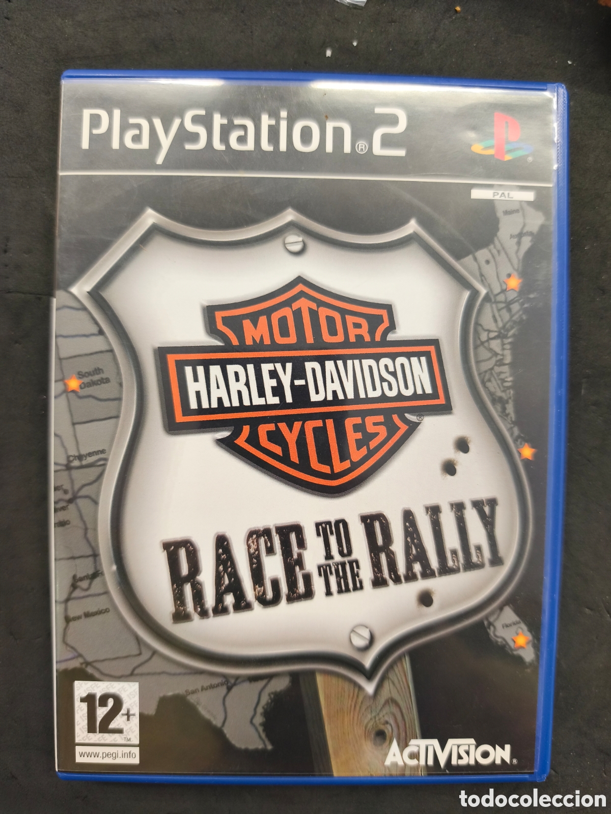 Videojuegos y consolas: PS2 HARLEY-DAVIDSON race to the rally