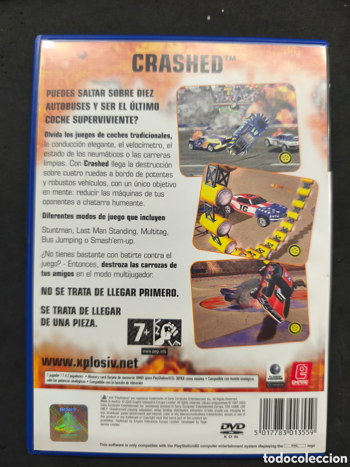 Videojuegos y consolas: Juego PS2 Crashed pal - Foto 2