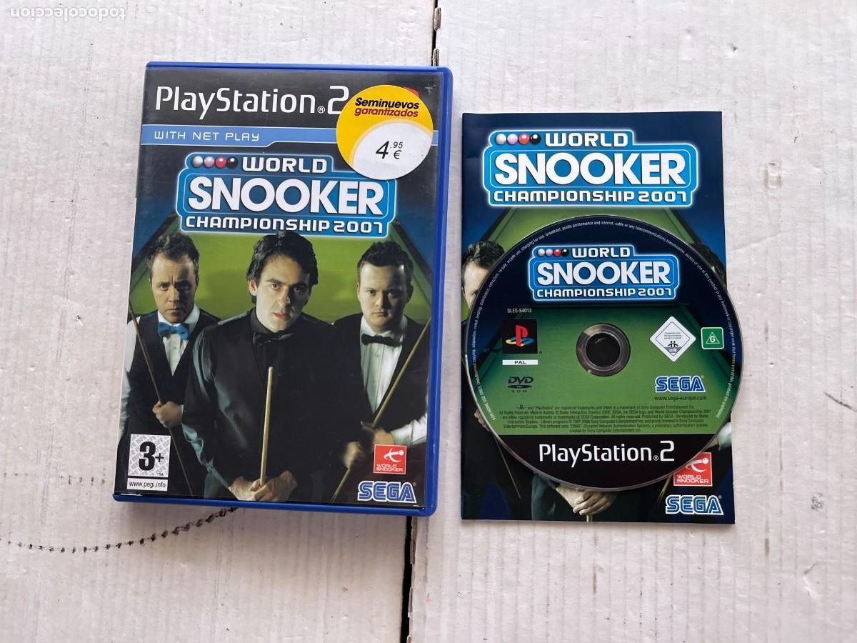 Videojuegos y consolas: WORLD SNOOKER CHAMPIONSHIP 2007 BILLIARD POOL - PS2 PLAYSTATION 2 PLAY STATION TWO KREATEN
