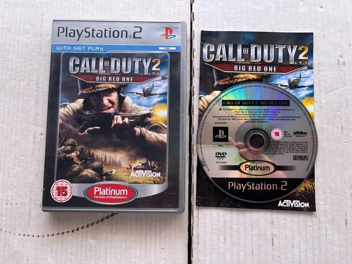 Videojuegos y consolas: CALL OF DUTY 2 BIG RED ONE PLATINUM SLES 53415 - PS2 PLAYSTATION 2 PLAY STATION TWO KREATEN