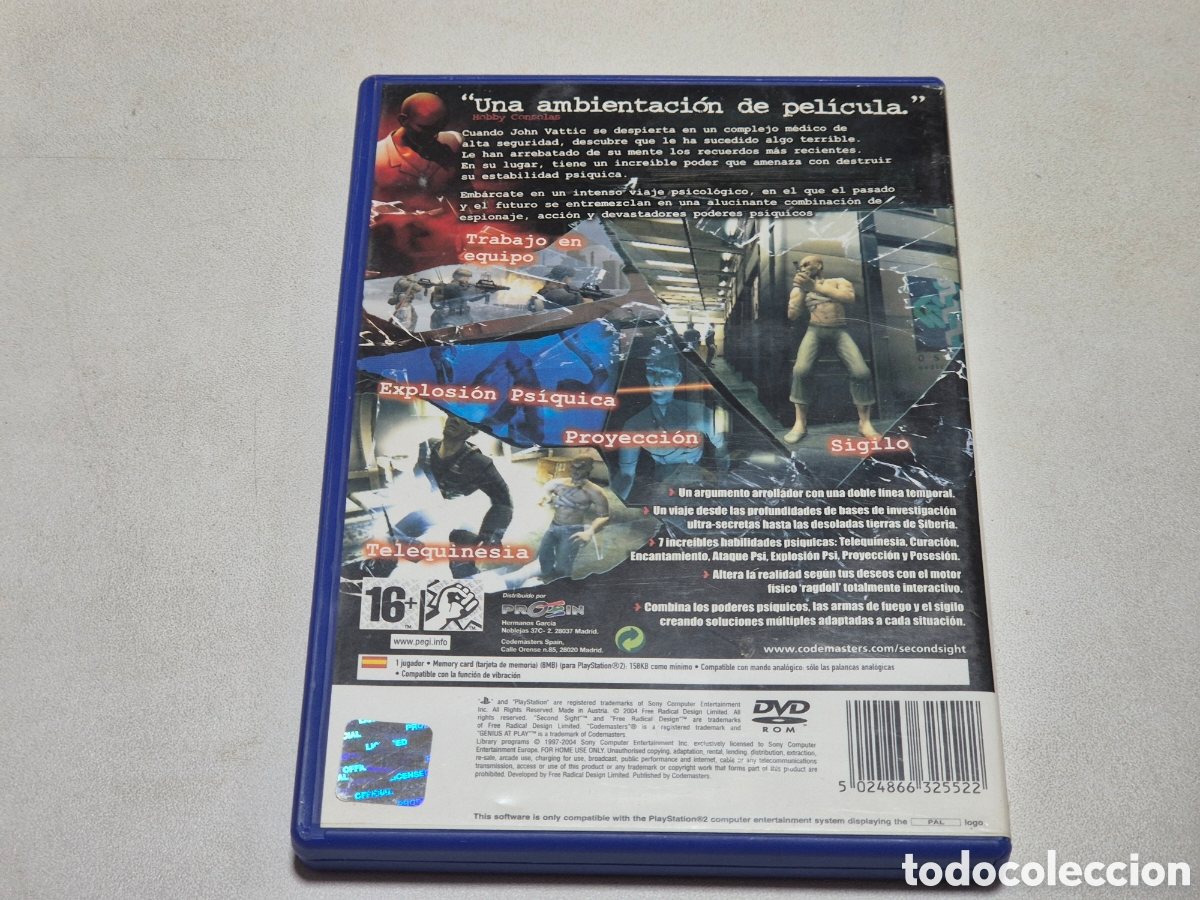 Videojuegos y consolas: Second Sight Playstation 2 - Foto 3