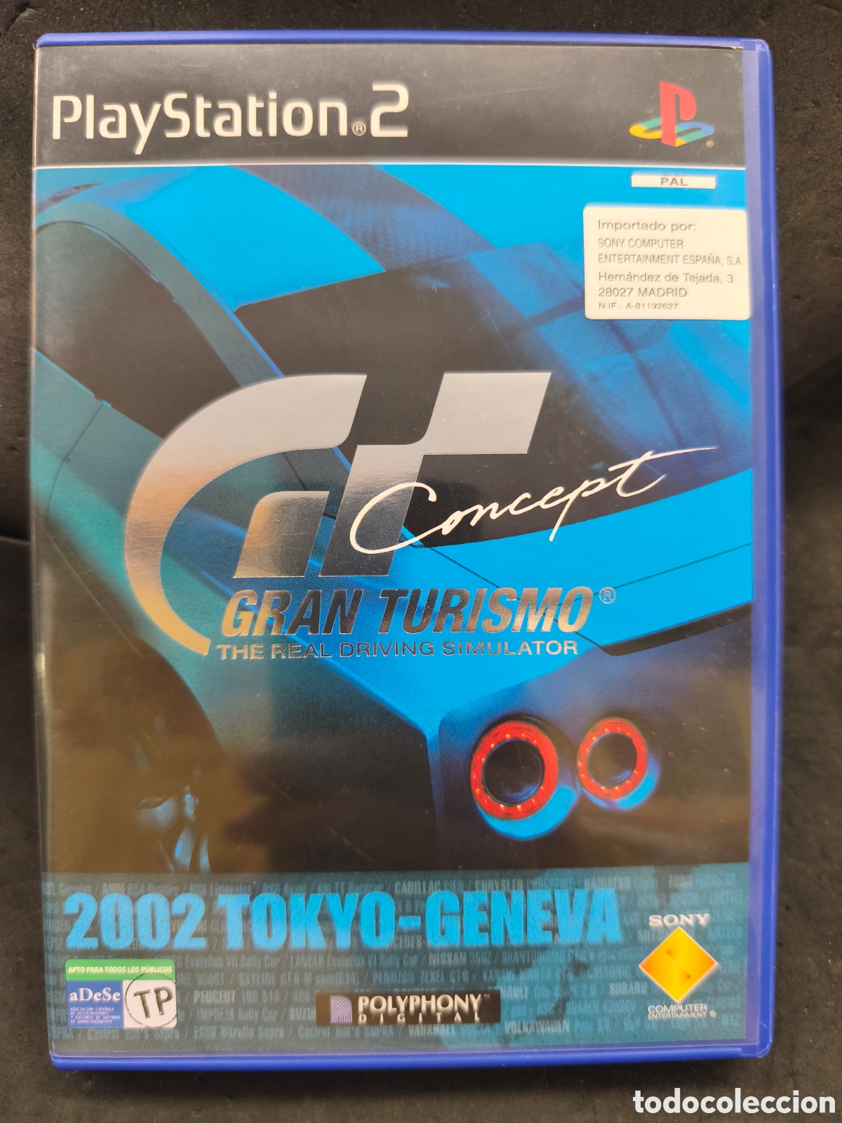 Videojuegos y consolas: PS2 Gran turismo concept 2002