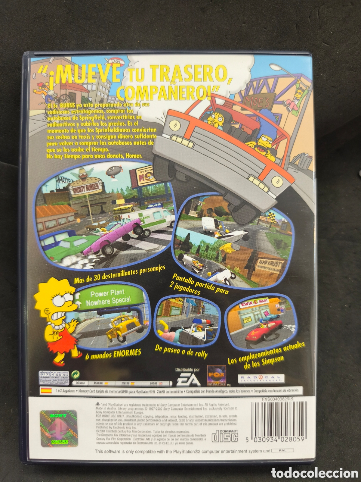 Videojuegos y consolas: PS2 Simpsons Road Rage, pal espa&ntilde;a - Foto 2