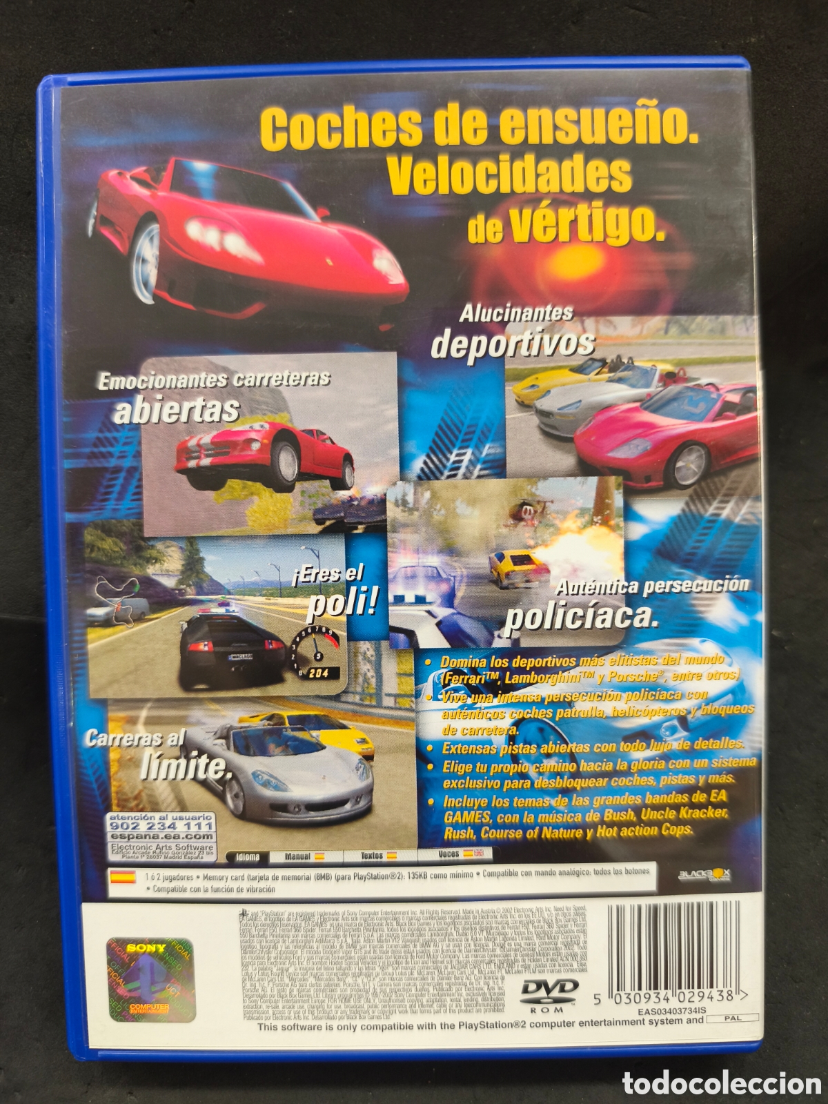 Videojuegos y consolas: PS2 Need for speed, hot pursuit 2 - Foto 2