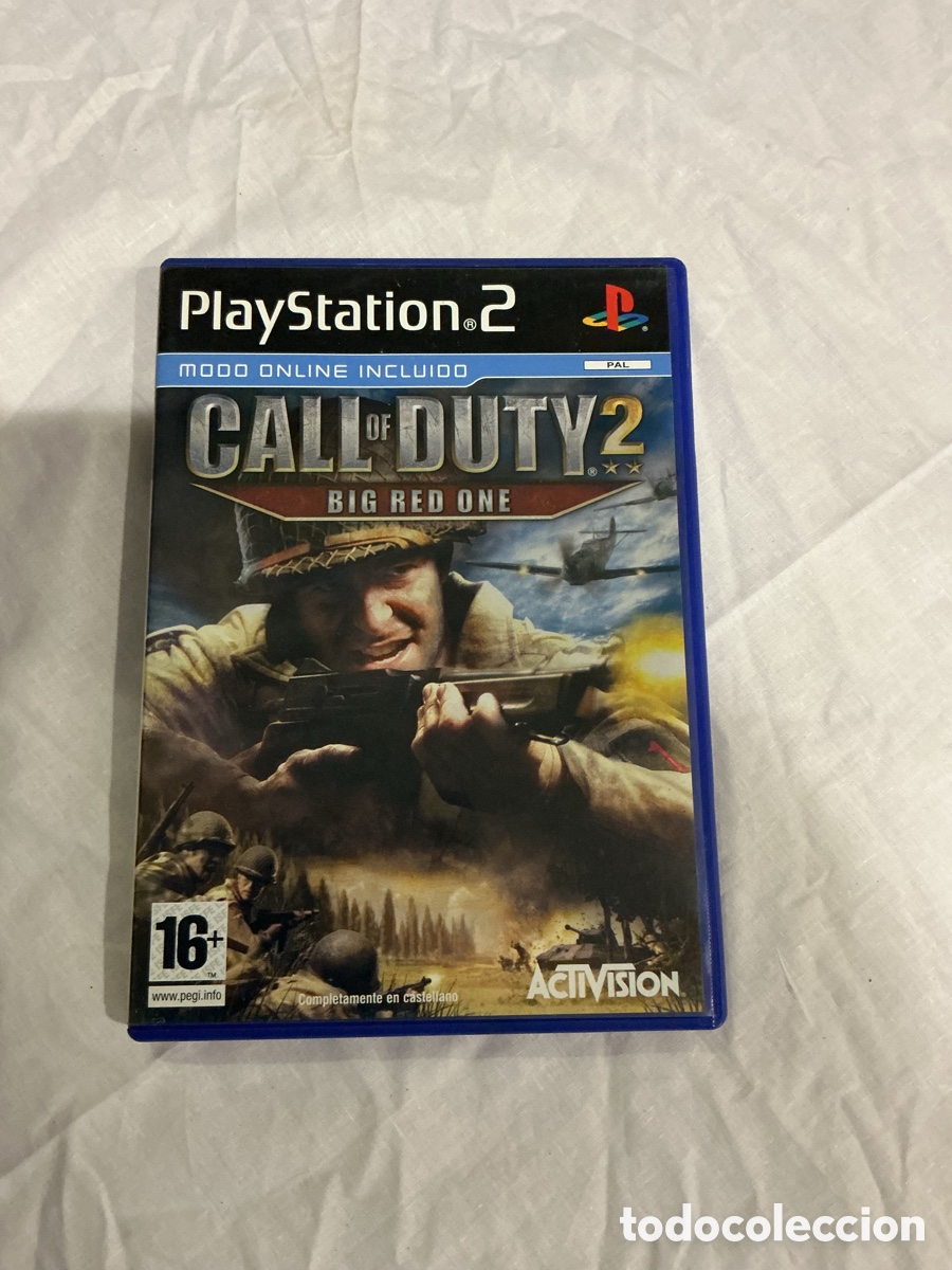 Videojuegos y consolas: Call of Duty 2: Big Red One &ndash; PlayStation 2 PS2 &ndash; 2005 &ndash; Con manual original