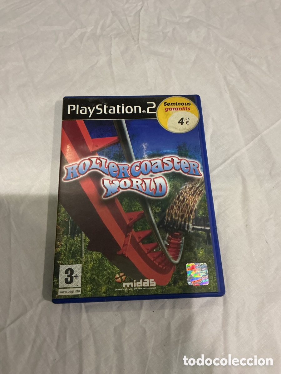 Videojogos e Consolas: Rollercoaster World &ndash; PlayStation 2 PS2 &ndash; 2004 &ndash; PAL &ndash; Con caja, sin manual