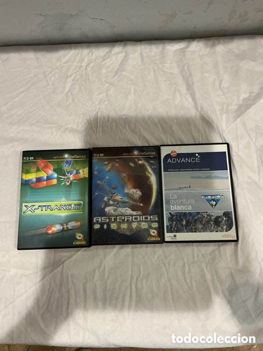 Video Games and Consoles: LOTE DOS JUEGOS PC X-TRANOID Y ASTEROIDS FIGHTER (2003) + PIRENA (2006)