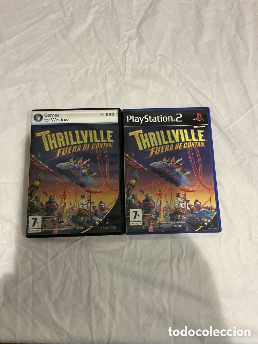 Videogiochi e Consoli: LOTE THRILLVILLE: FUERA DE CONTROL &ndash; PS2 Y PC &ndash; 2007 &ndash; CON MANUALES