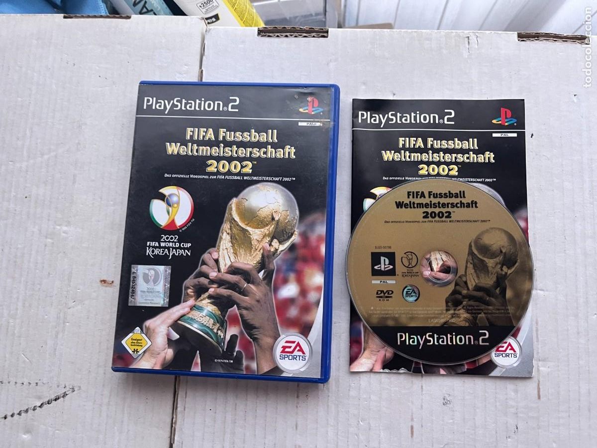 Videojuegos y consolas: FIFA FUSSBALL WELTMEISTERSCHAFT 2002 SLES 50798 - PS2 PLAYSTATION 2 PLAY STATION TWO KREATEN