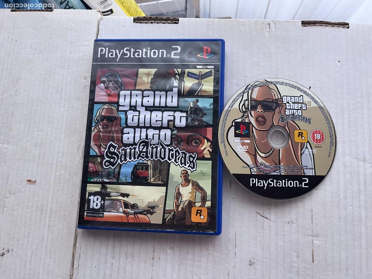 Videojuegos y consolas: GRAND THEFT AUTO SAN ANDREAS GTA ANDREA - PS2 PLAYSTATION 2 PLAY STATION TWO KREATEN