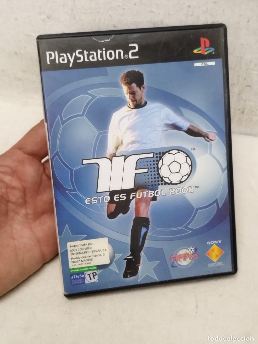 Videojuegos y consolas: Esto es F&uacute;tbol 2002 PS2 (PAL Espa&ntilde;a). Playstation sin manual.