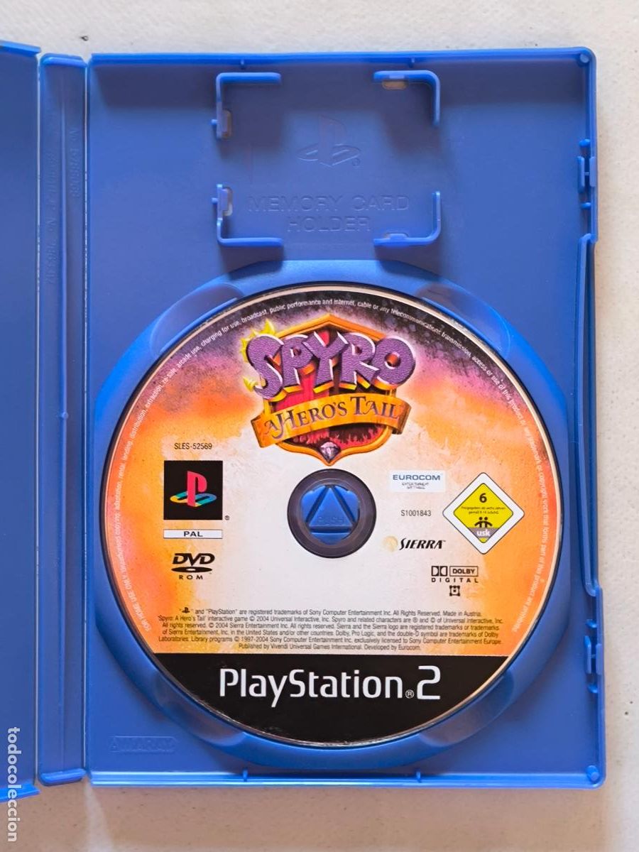 Videojuegos y consolas: PS2 SPYRO A HERO'S TAIL - PAL ESPA&Ntilde;A - PLAY STATION 2 - SOLO DISCO Y CAJA (352)