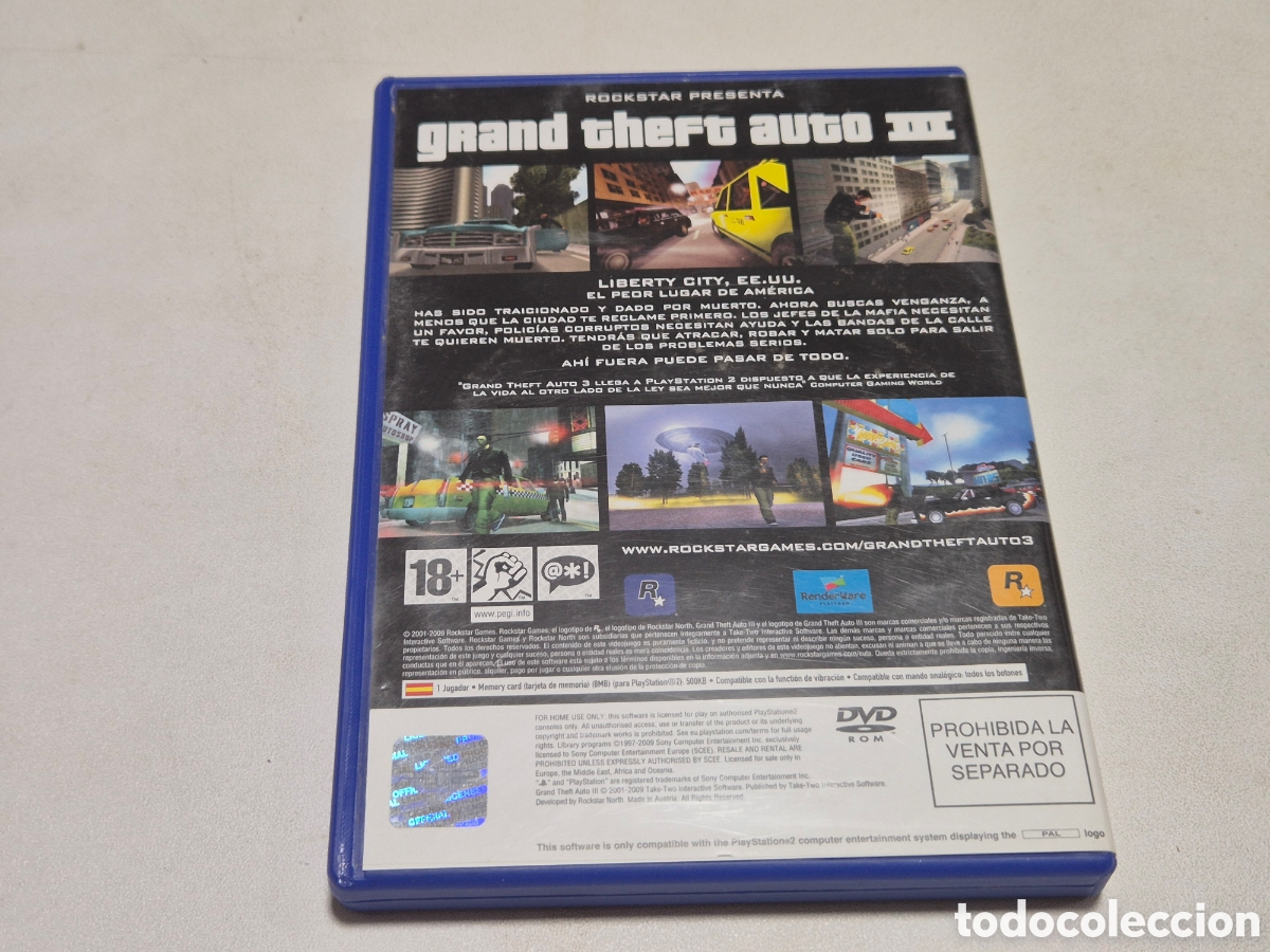Videojuegos y consolas: Grand Theft Auto III . Ps2 - Foto 2