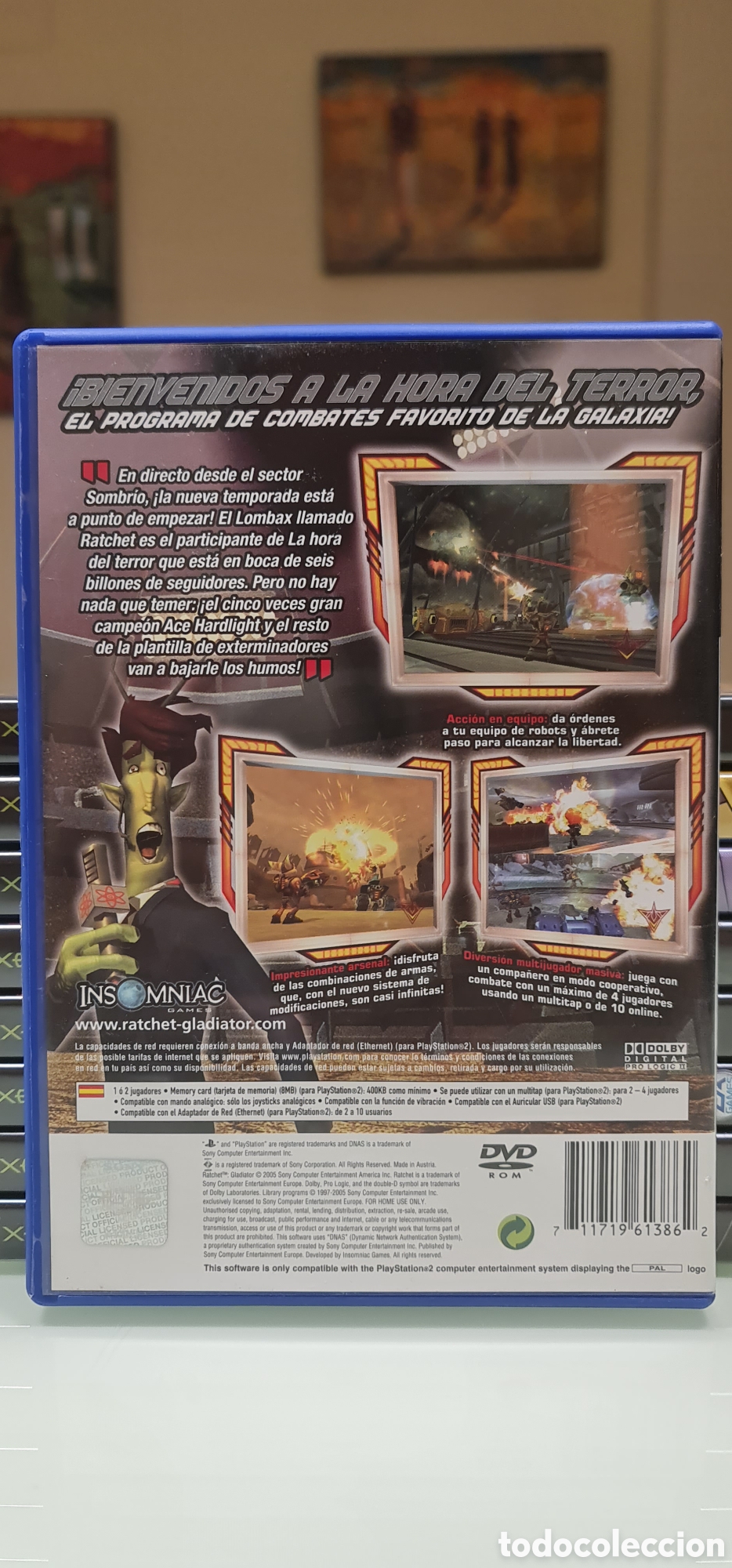 Videojuegos y consolas: Ratchet Gladiator Ps2 Pal Espa&ntilde;a Completo - Foto 3