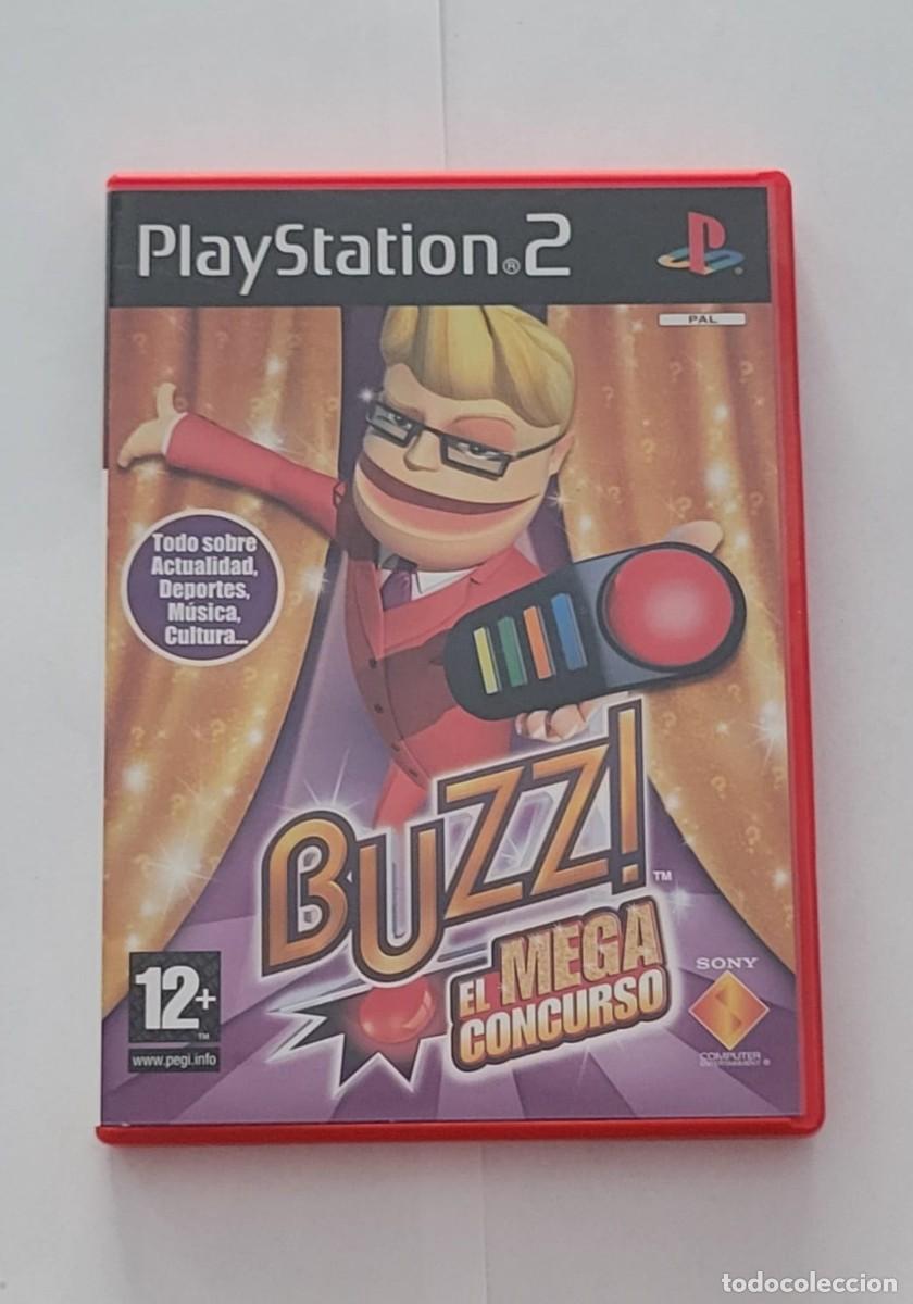 Videojuegos y consolas: Buzz! El Mega Concurso PS2 + mandos - Foto 1