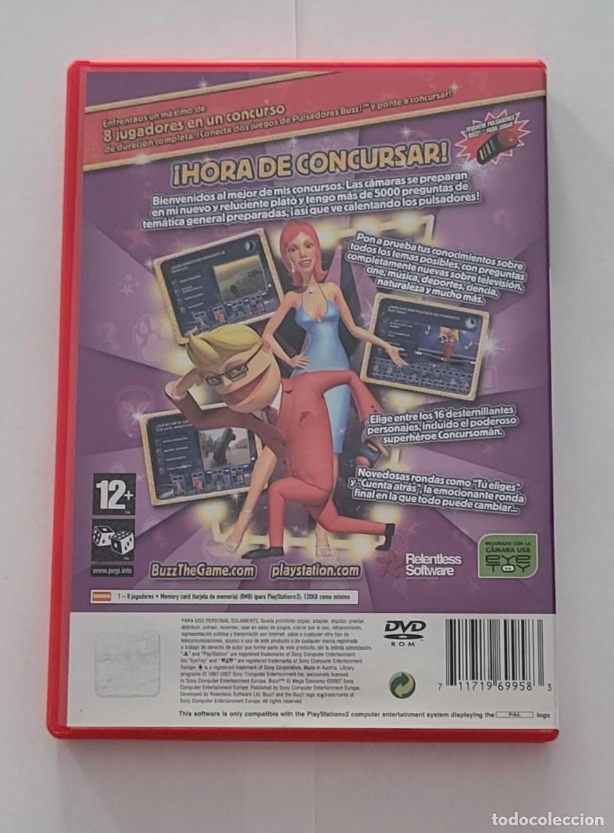 Videojuegos y consolas: Buzz! El Mega Concurso PS2 + mandos - Foto 2