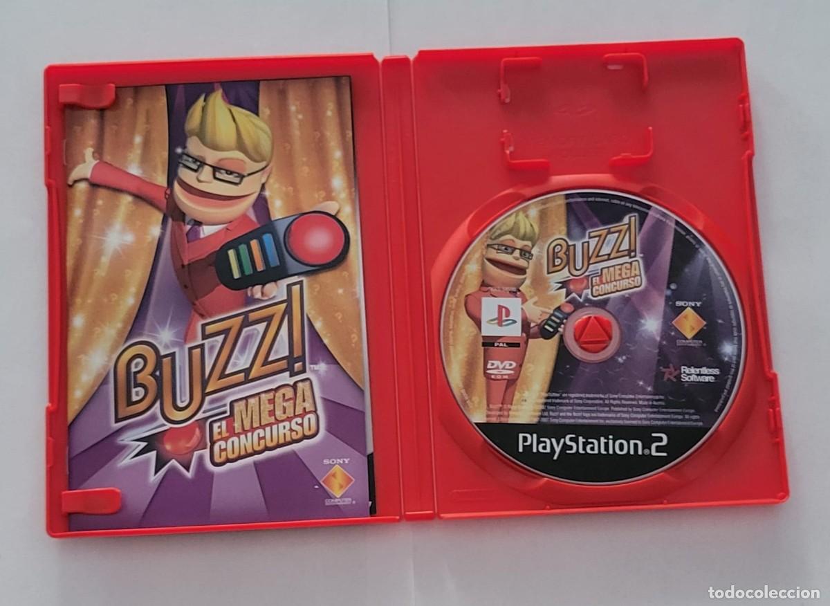 Videojuegos y consolas: Buzz! El Mega Concurso PS2 + mandos - Foto 3