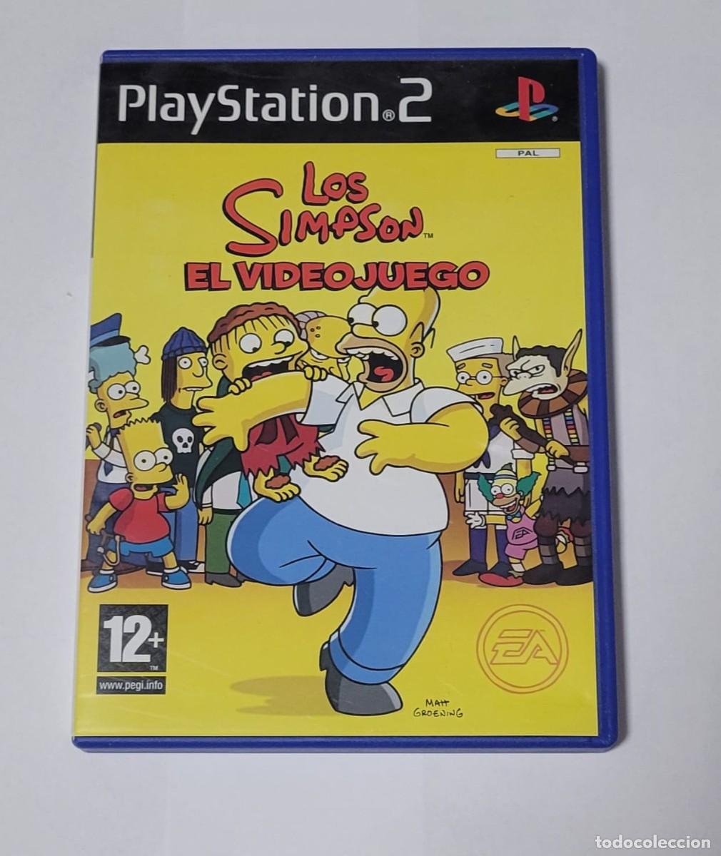 Videojuegos y consolas: Los Simpson El Videojuego PS2 original con caja y manual