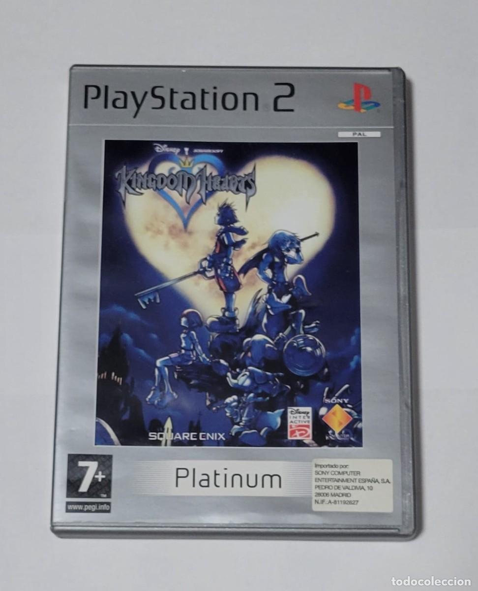 Videojuegos y consolas: Kingdom Hearts PS2 Platinum original con manual