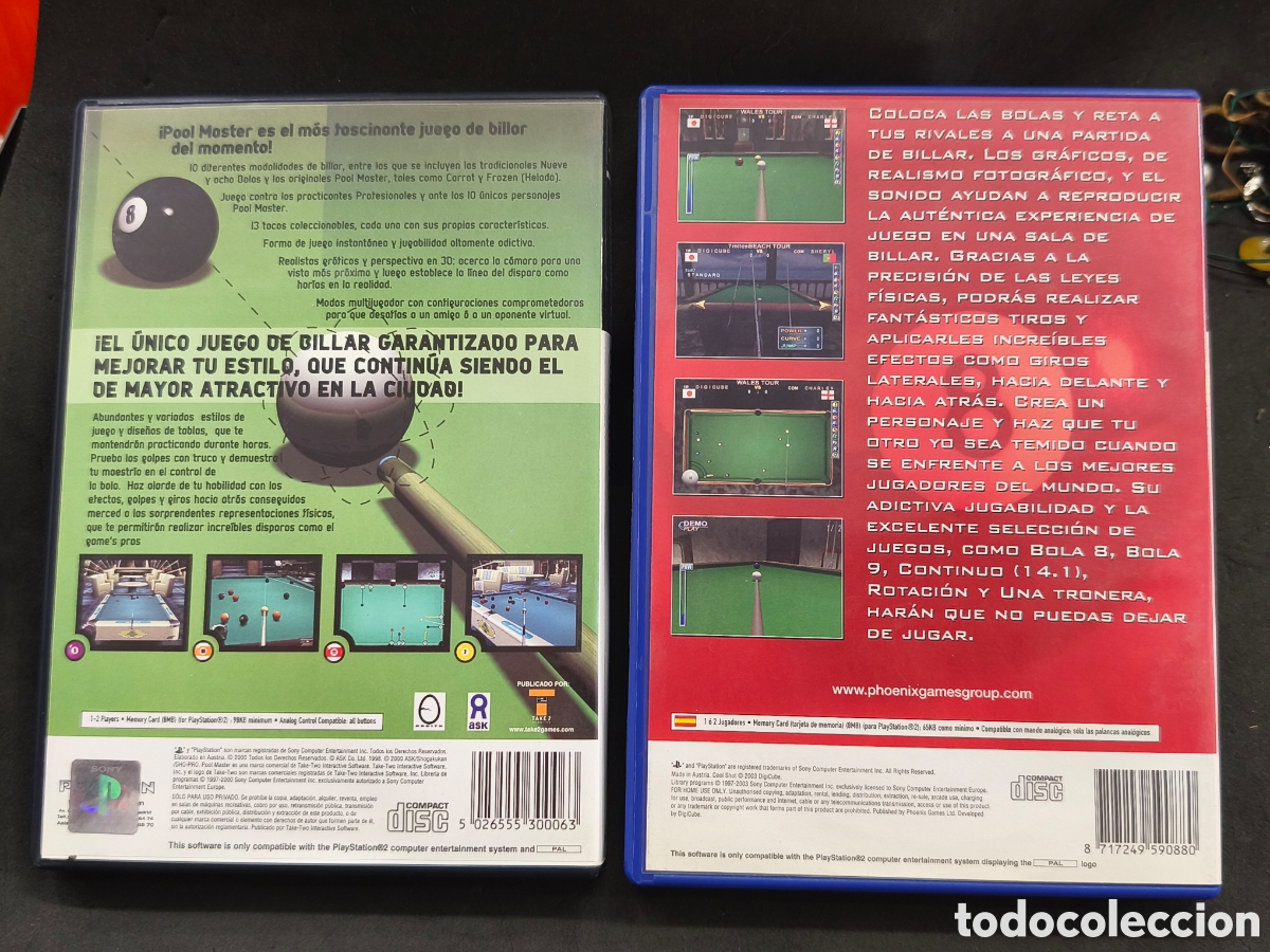 Videojuegos y consolas: PS2, Dos juegos Pool Master y cool shot - Foto 2