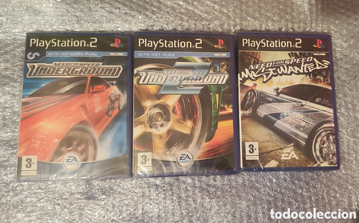 Videospiele und Konsolen: ⚫ LIQUIDACI&Oacute;N ⚫ PACK PS2 NEED FOR SPEED