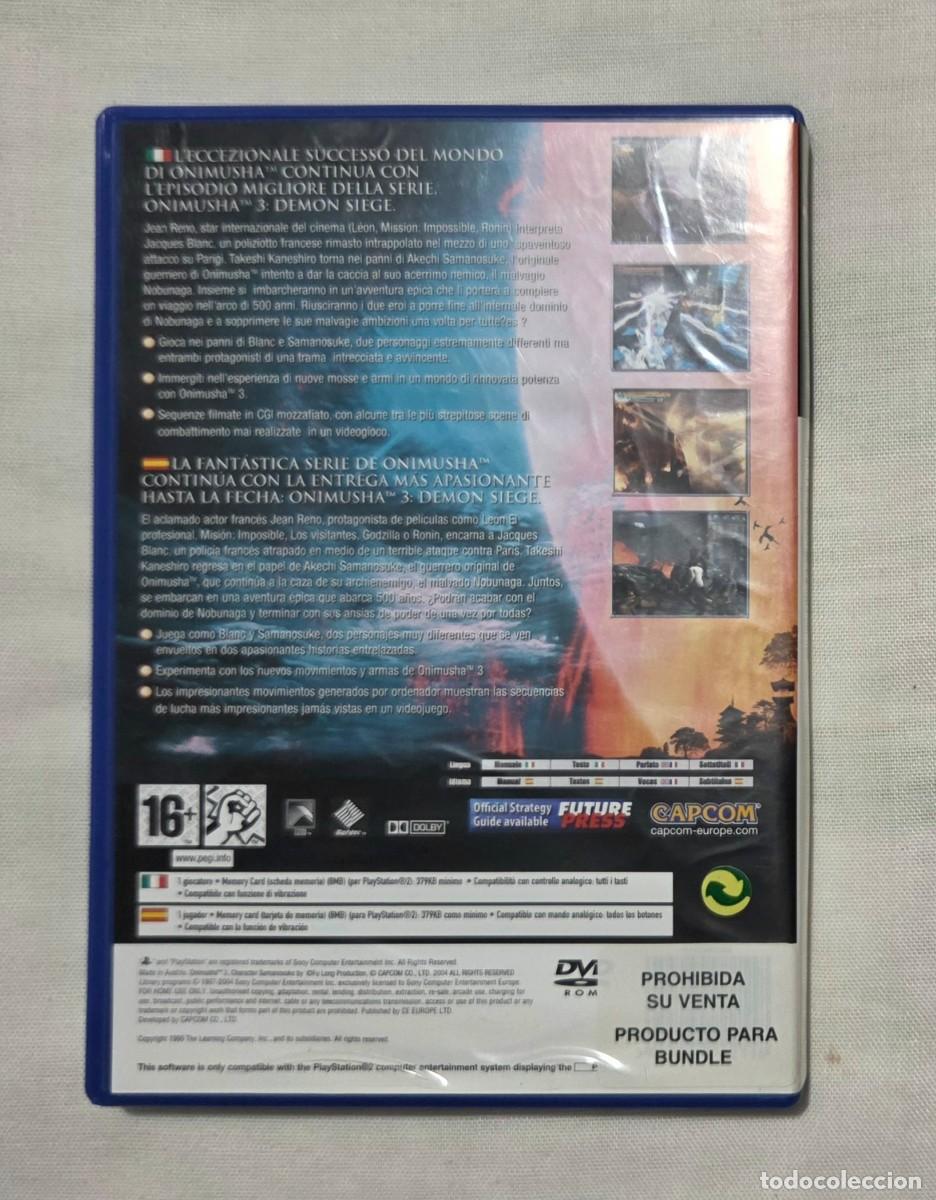 Videojuegos y consolas: Onimusha 3 Playstation 2 - Foto 2