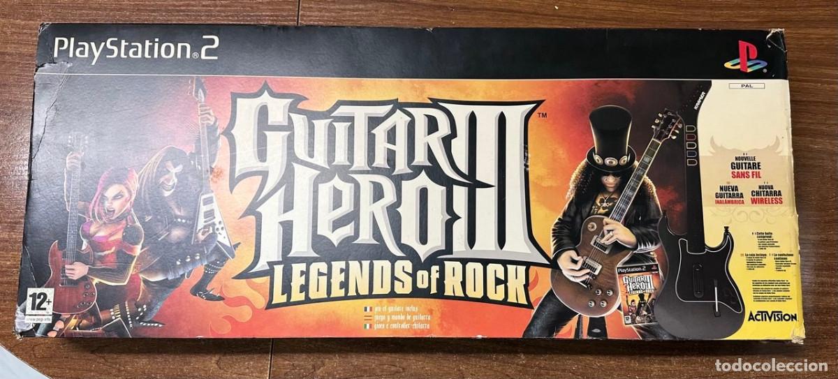 Videojuegos y consolas: Guitar Hero III set completo con guitarra - PS2