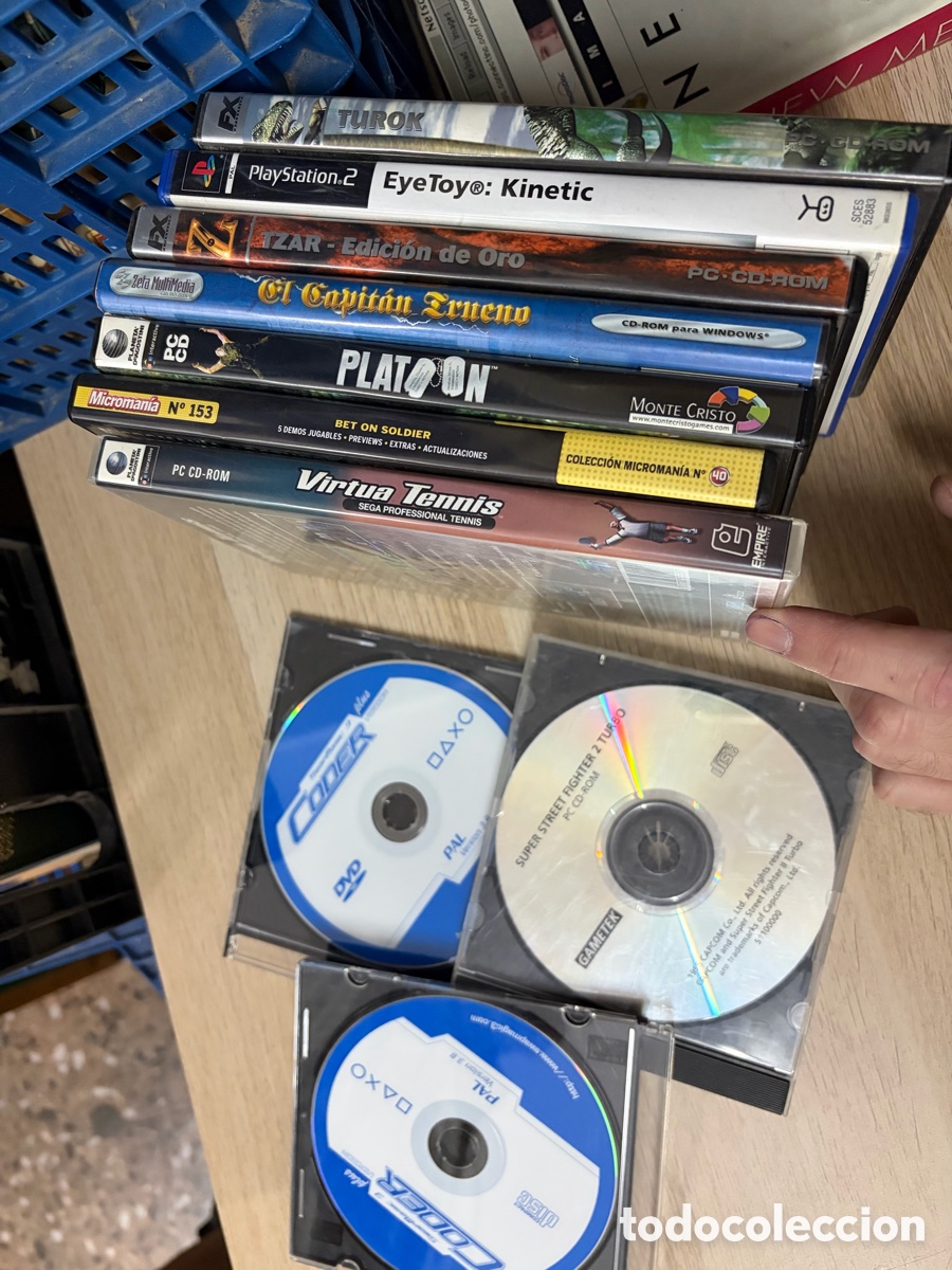 Videojuegos y consolas: Lote 10 videojuegos pc Y playStation 2 ps2