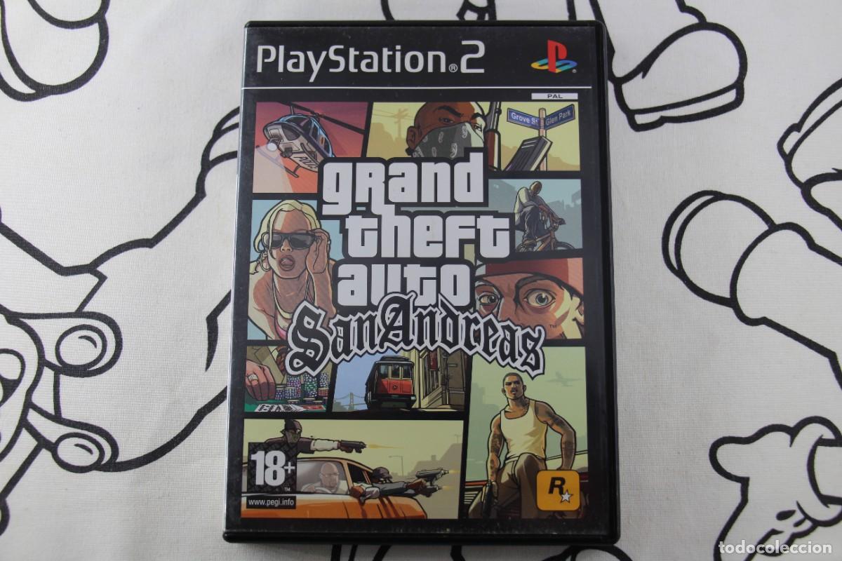 Videojuegos y consolas: PLAY STATION 2 PS2 GRAND THEFT AUTO SAN ANDREAS MUY BUEN ESTADO PAL ESPA&Ntilde;A