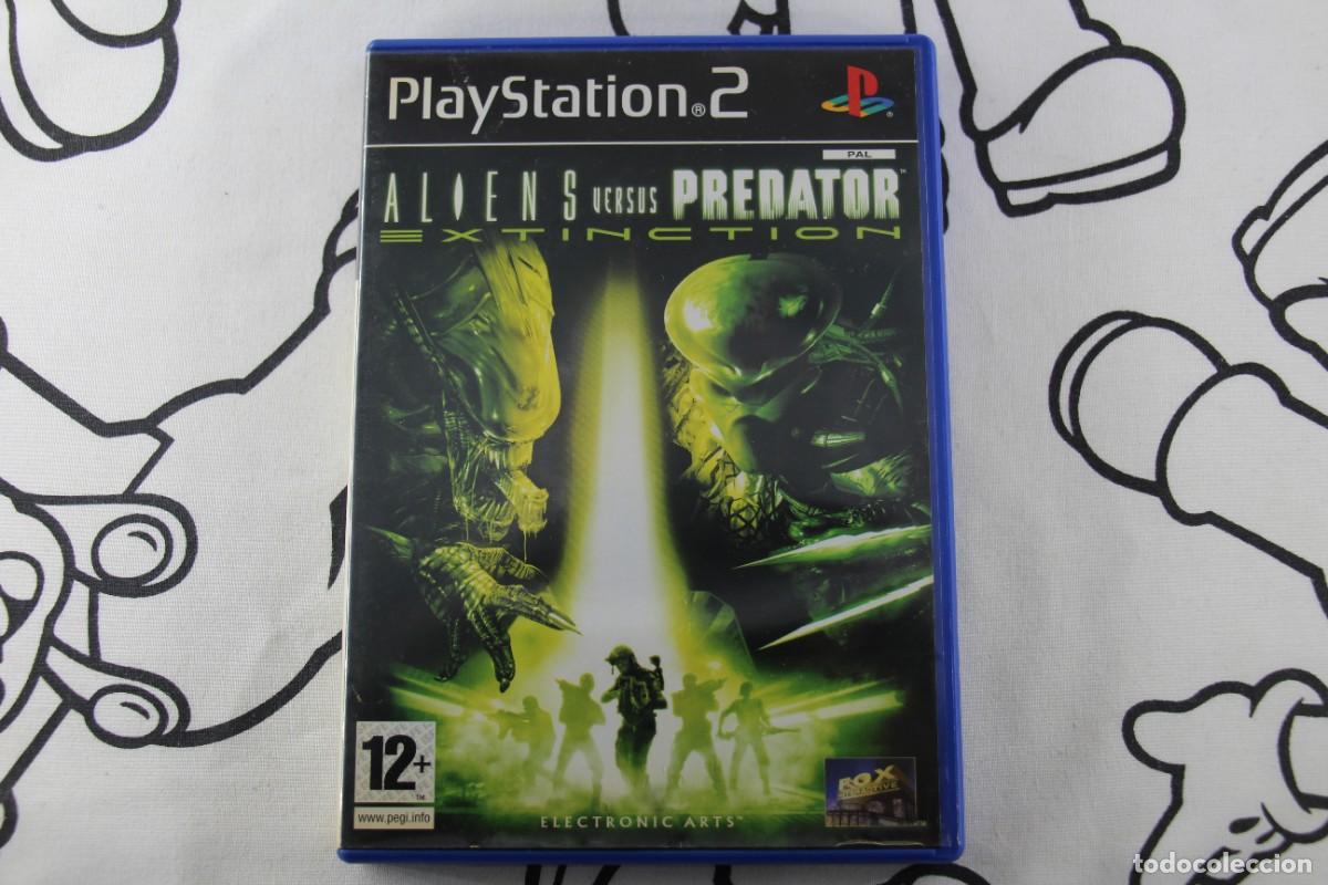 Videojuegos y consolas: PLAY STATION 2 PS2 ALIENS VERSUS PREDATOR EXTINCTION MUY BUEN ESTADO PAL ESPA&Ntilde;A