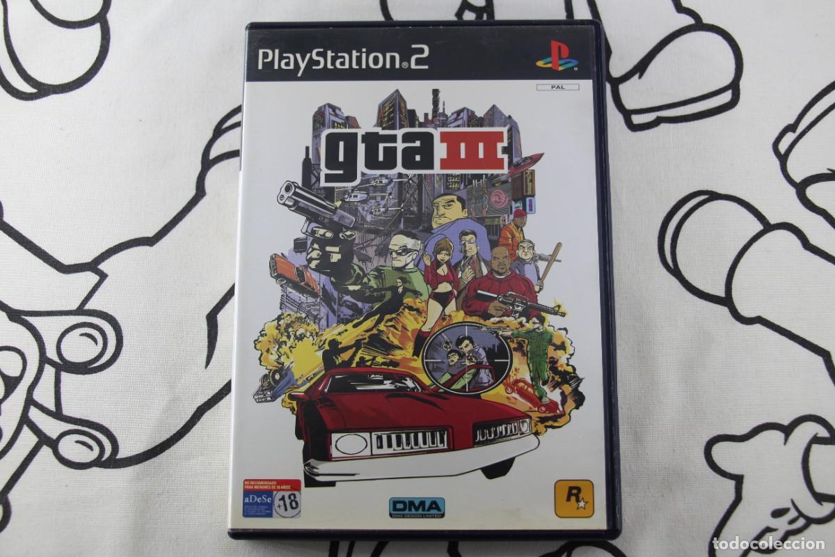 Videojuegos y consolas: PLAY STATION 2 PS2 GTA III GRAND THEFT AUTO 3 MUY BUEN ESTADO PAL ESPA&Ntilde;A