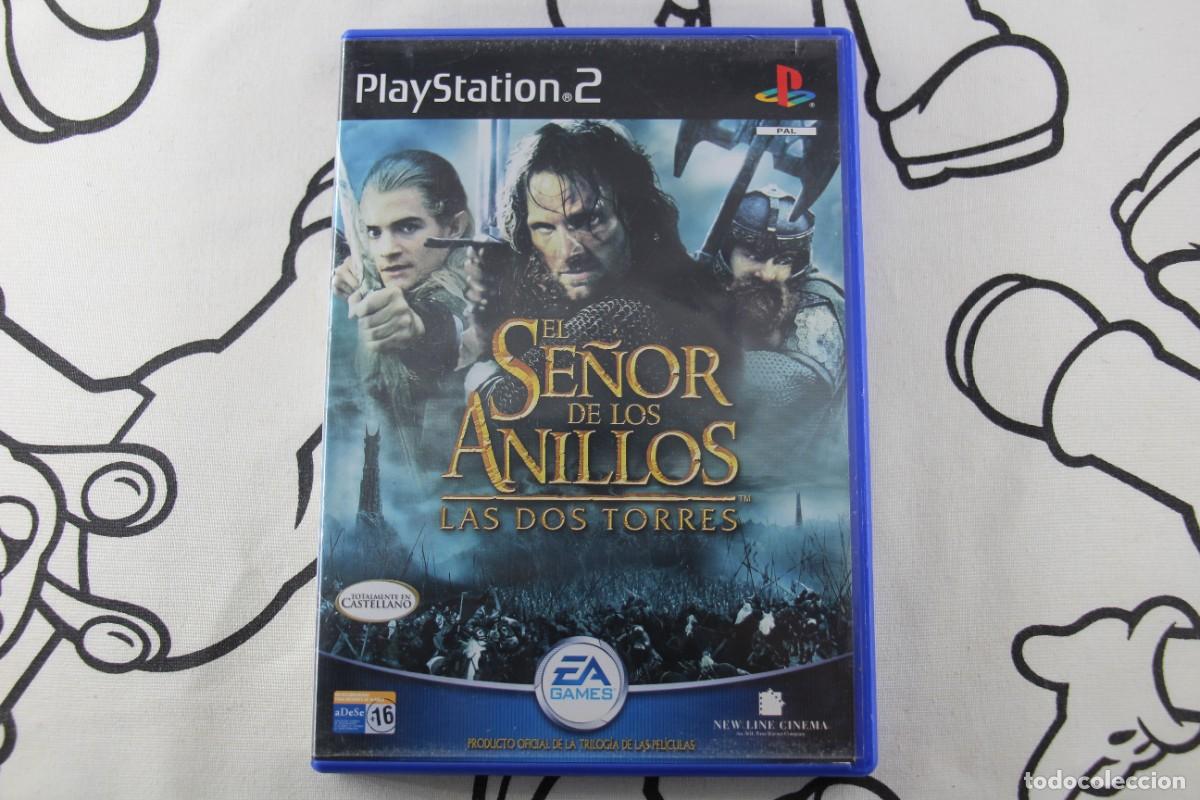 Videojuegos y consolas: PLAY STATION 2 PS2 EL SE&Ntilde;OR DE LOS ANILLOS LAS DOS TORRES MUY BUEN ESTADO PAL ESPA&Ntilde;A