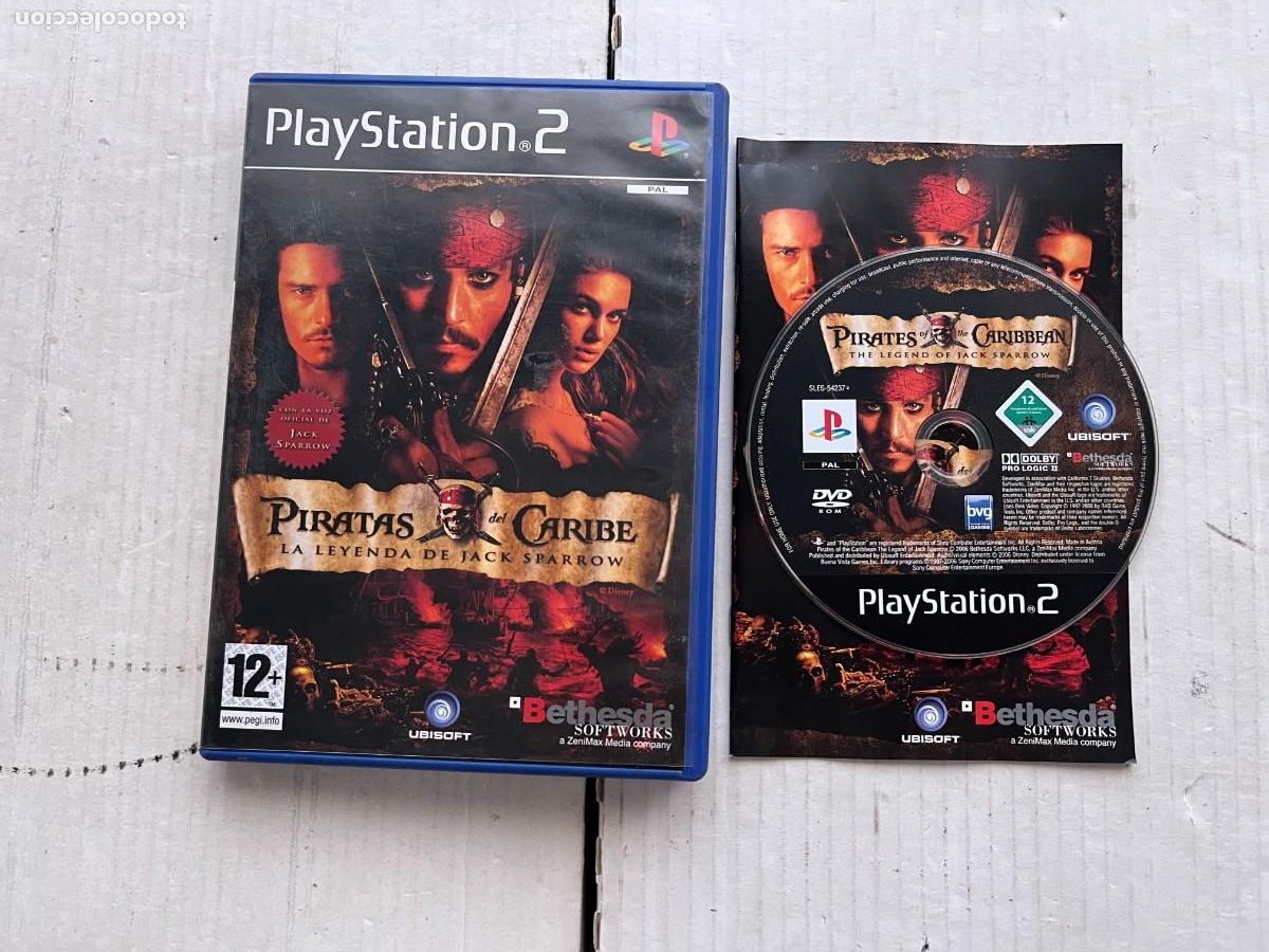 Videojuegos y consolas: PIRATAS DEL CARIBE LA LEYENDA DE JACK SPARROW- PS2 PLAYSTATION 2 PLAY STATION TWO KREATEN