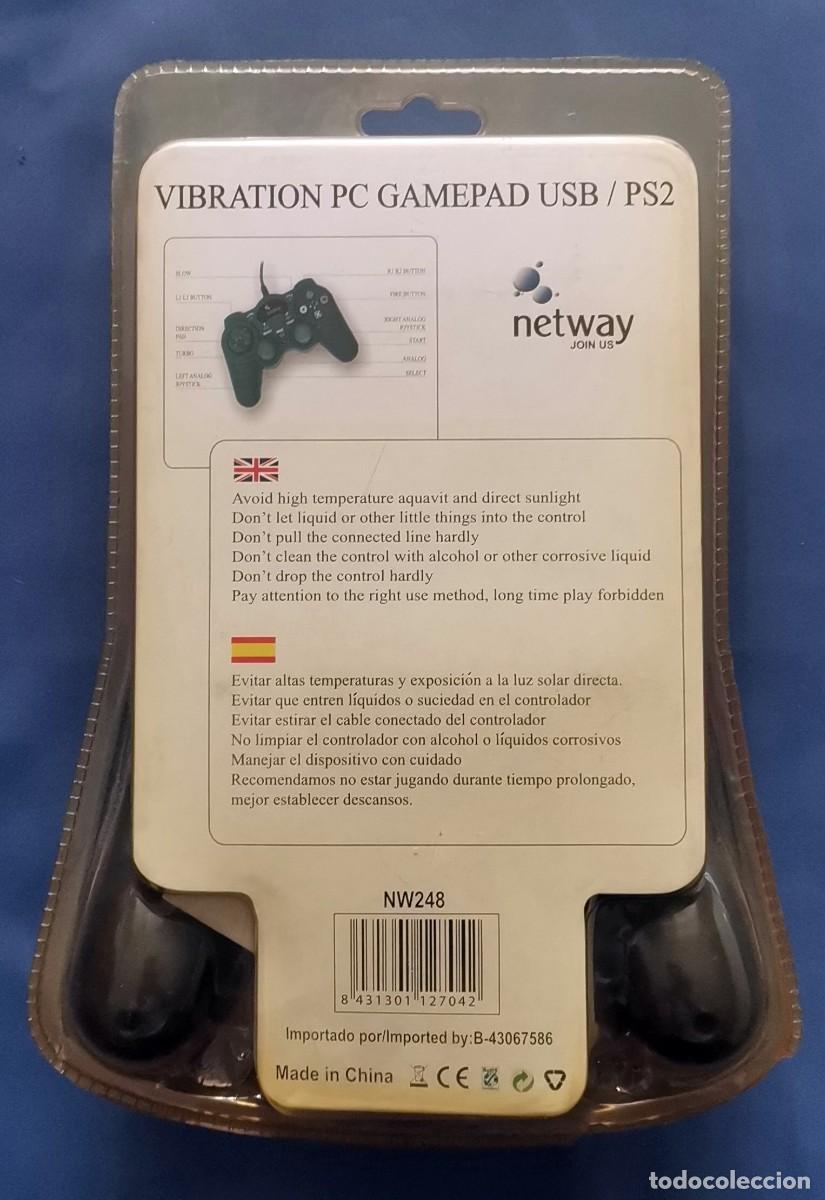 Videojuegos y consolas: Mando PC/PS2 USB A ESTRENAR - Foto 2