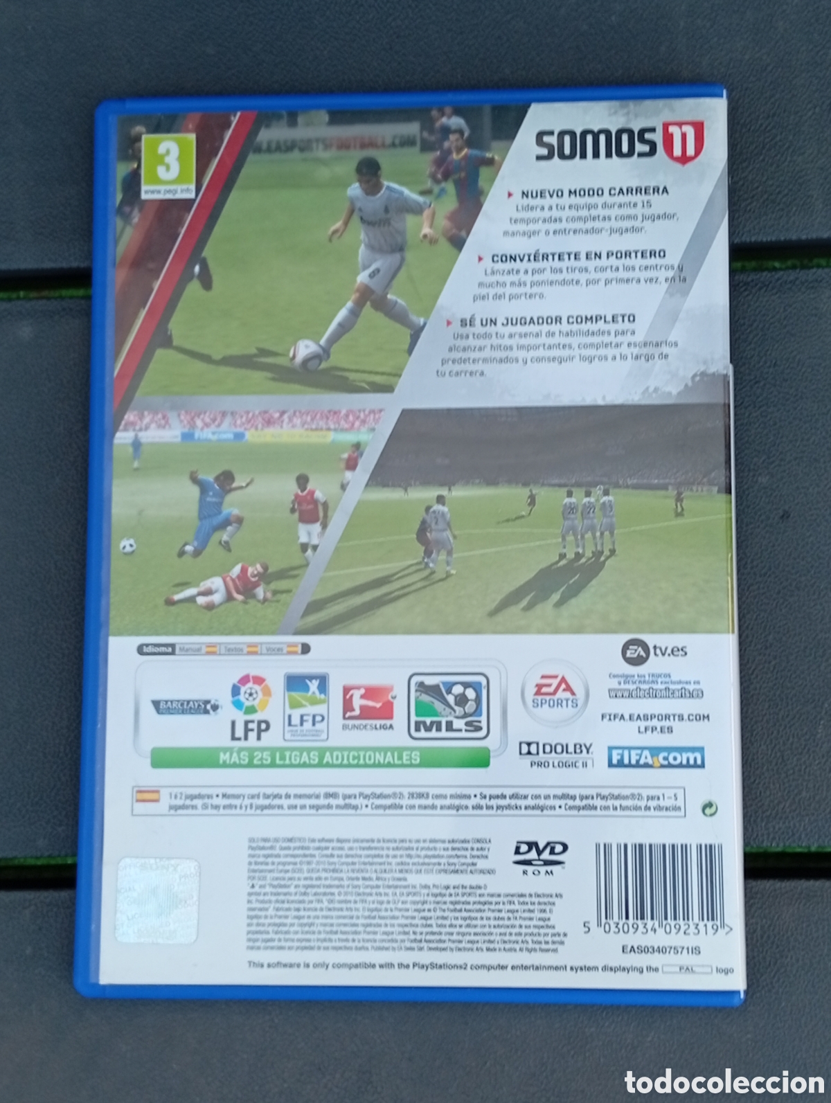 Videojuegos y consolas: FIFA 11 - PS2 - Completo (Ed. Espa&ntilde;a) - Foto 3