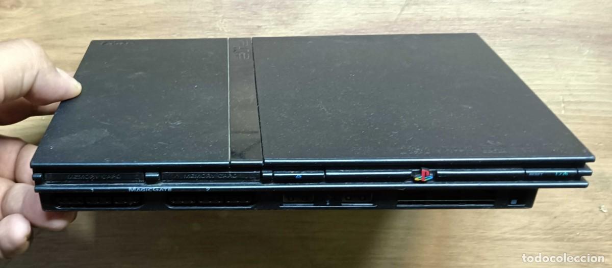 Videojuegos y consolas: SET PLAYSTATION 2 SLIM VINTAGE SCPH-75004 PAL - 2 MANDOS - CABLE AV - FUENTE - MEMORY CARD 8 MB