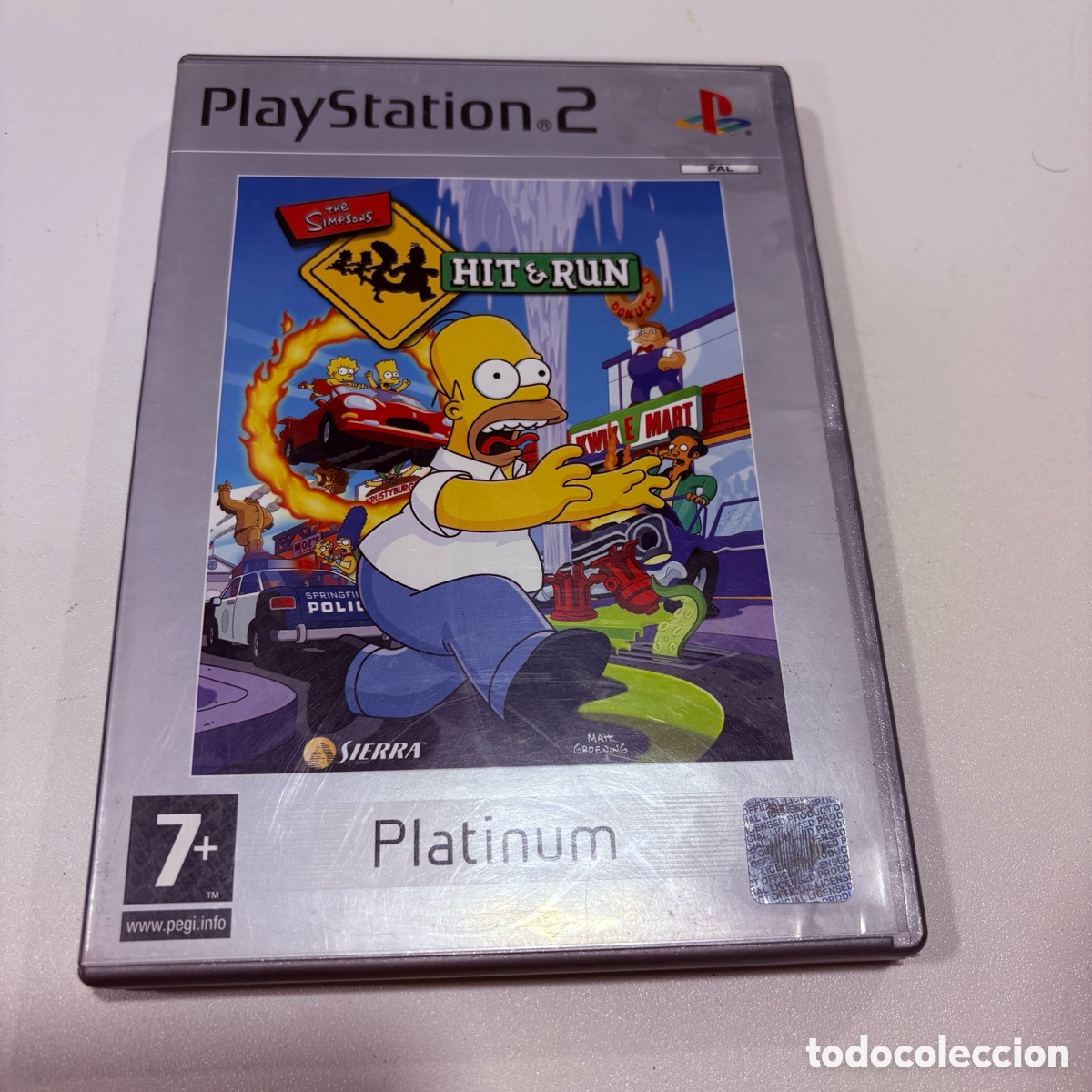 Videojuegos y consolas: juego para la consola ps2 playstation 2 the simpsons hit & run completo con manual